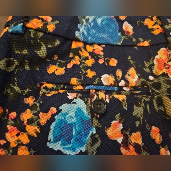 Anthropologie Floral Pants crop - Picture 7 of 9